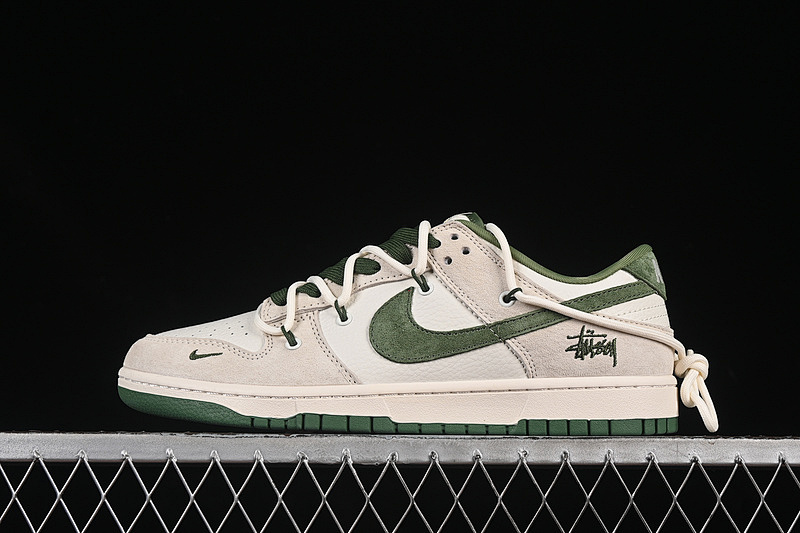Nike SB DUNK LOW WHITE/GREY/GREEN · DM6868-094, photo 1