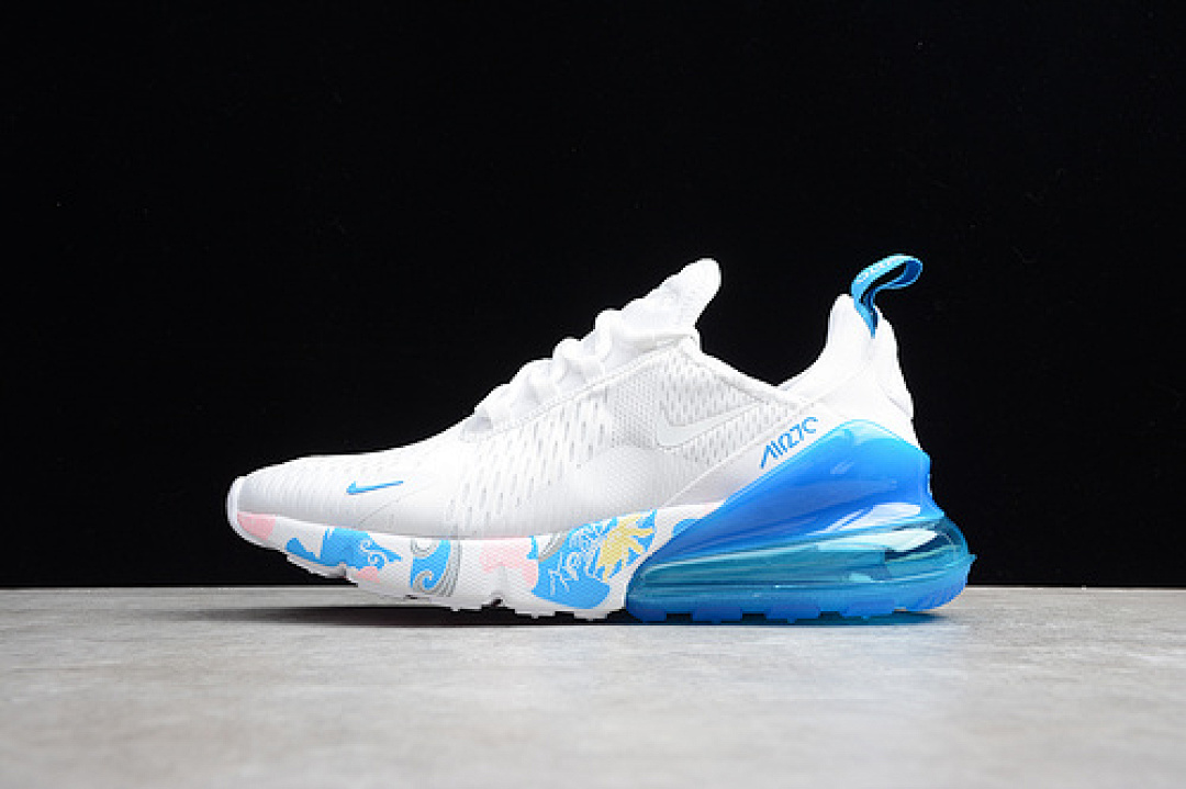 Unbranded [AO8050-012]-[AIR MAX 270 SHOES WHITE/BLUE]-[WOMAN:36-39]-[MAN:40-45], photo 1