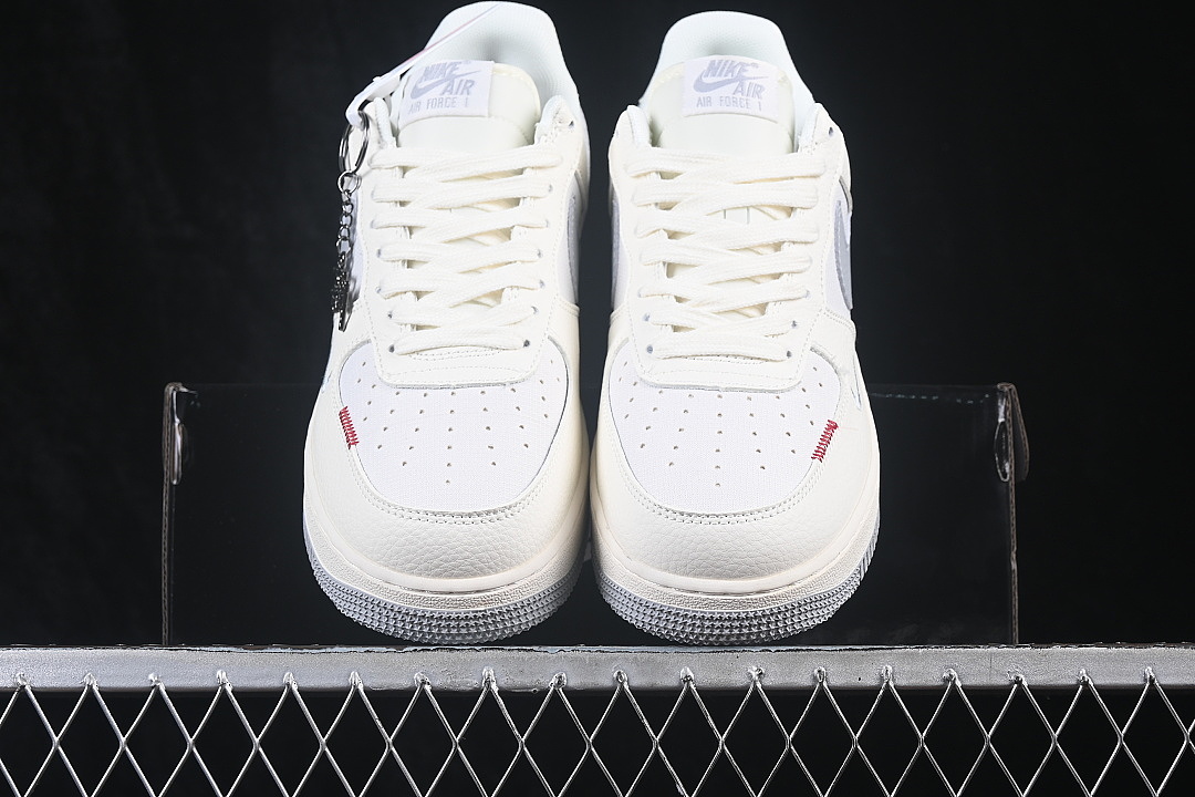 Nike [DN9688-146]-[AIR FORCE 1 07 LOW CASUAL SNEAKERS LIGHT GRAY/GREY]-[WOMAN:36-39]-[MAN:40-45] - Image 12