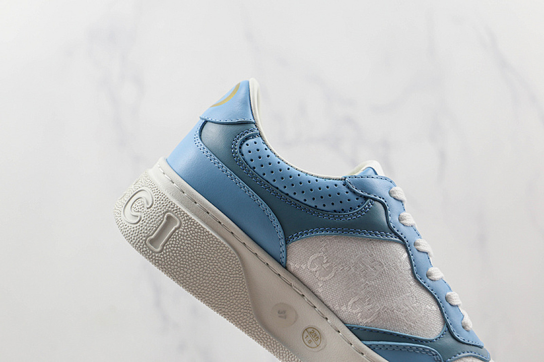 Chanel [GU*CCI SCREENER GG HIGH-TOP SNEAKER LIGHT BLUE/WHITE]-[WOMAN:35-39]-[MAN:40-44] - Image 5