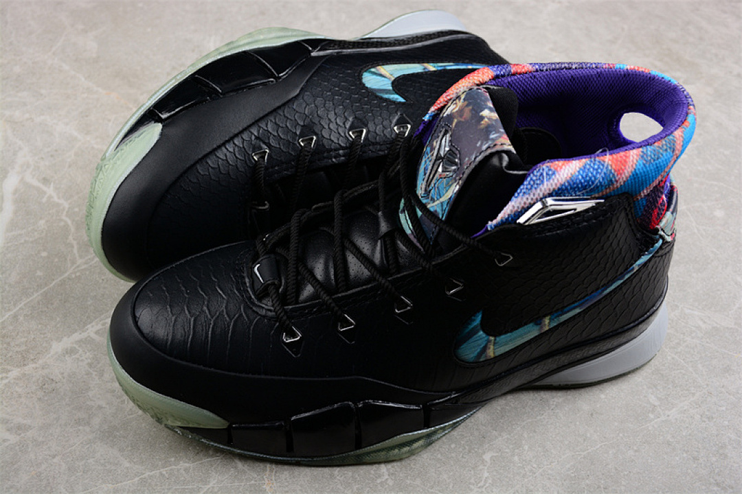 Nike [640221-001]-[ZOOM KOBE 1 BLACK/MULTI-COLOR-WOLF GREY]-[MAN:40-46] - Image 10