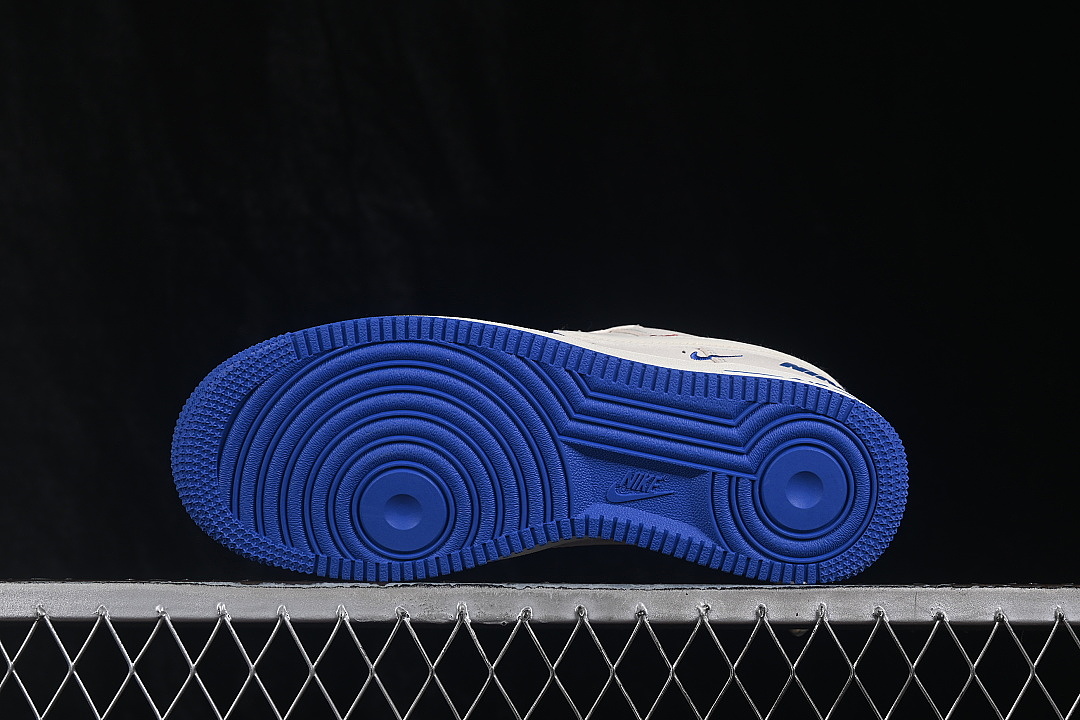 Nike [DF0188-154]-[AIR FORCE 1 07 LOW CASUAL SNEAKERS KLEIN BLUE/GREY]-[WOMAN:36-39]-[MAN:40-45] - Image 14