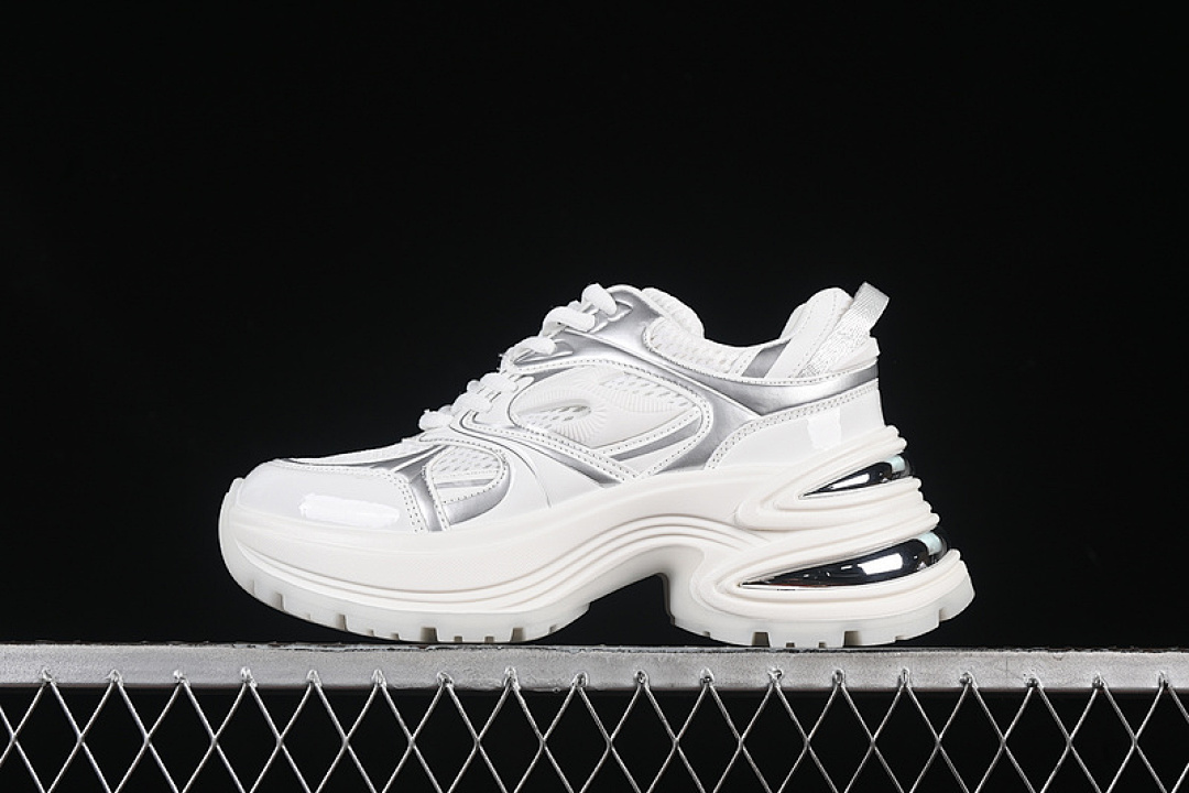 Unbranded [2607]-[GG-CC CHUNKY LOW WHITE/SILVER]-[WOMAN:35-40], photo 1