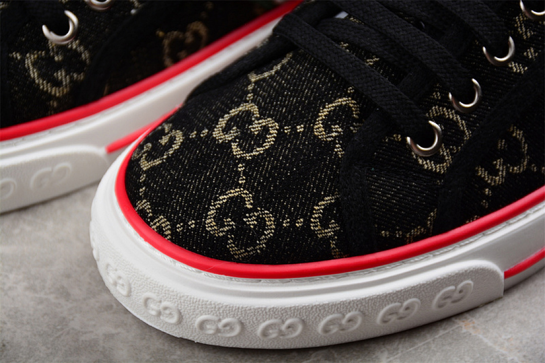 Gucci [GU*CCI TENNIS 1977 PRINT SNEAKER BLACK/WHITE/RED]-[MAN:40-44] - Image 8