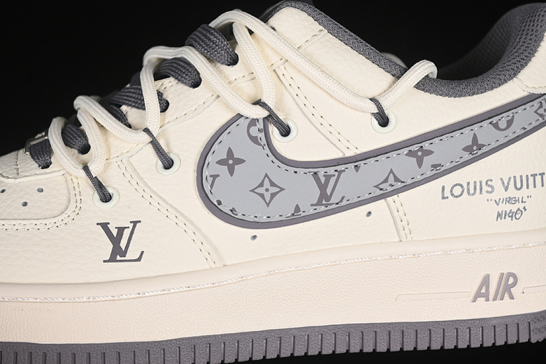 Nike [DM6868-067]-[AIR FORCE 1 07 LOW LV WHITE/GREY]-[WOMAN:36-39]-[MAN:40-45] - Image 8