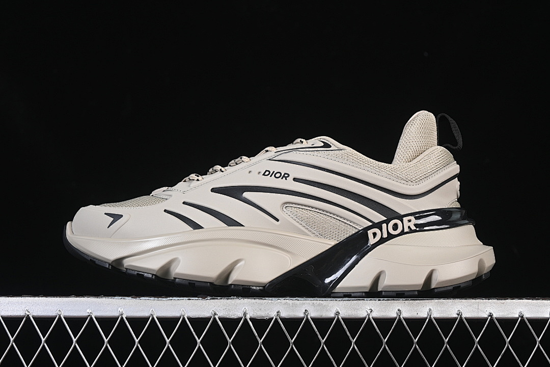 Dior [LEISURE SPORTS SHOES BEIGE/BLACK/BEIGE]-[WOMAN:39]-[MAN:40-45] - Image 2