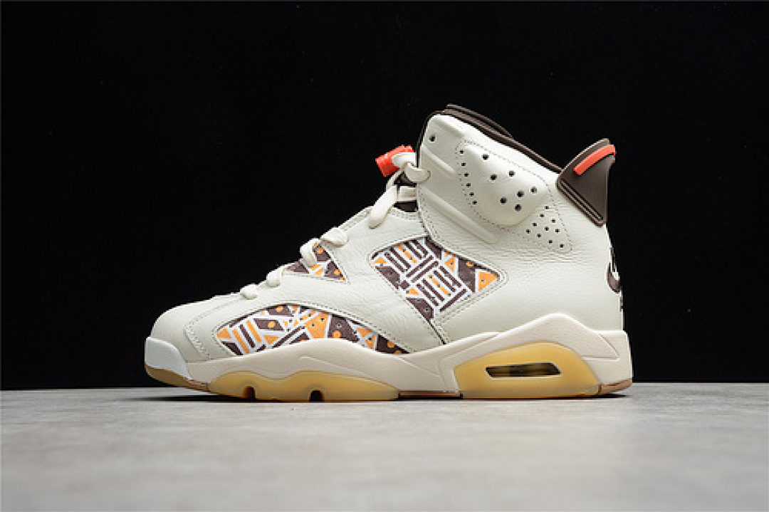 Jordan [SALE][CZ4152-100]-[AIR JORDAN 6 RETRO QUAI 54 SAIL/TOTAL ORANGE/GUM LIGHT BROWN/BAROQUE (BROWN]), photo 1