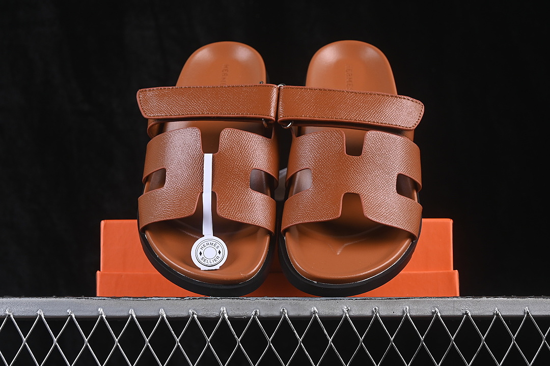 Chanel [CHYPRE FLAT BOTTOMED ONE SHOULDER SLIPPERS BROWN/COFFEE]-[WOMAN:35-39]-[MAN:40-46] - Image 11