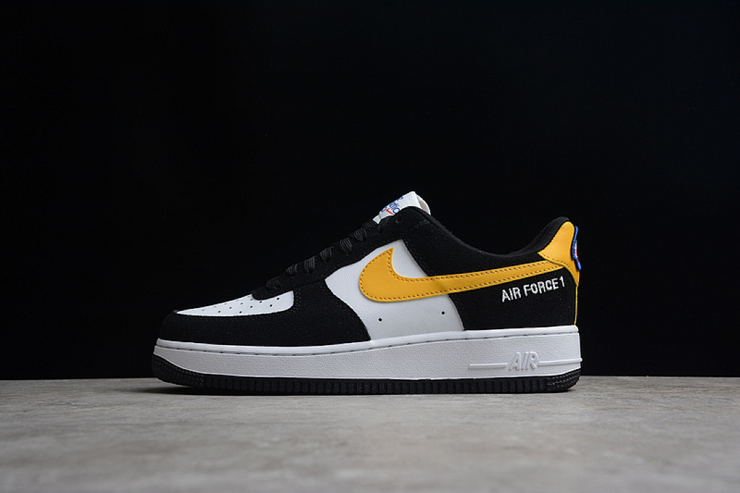 Nike Nike AIR FORCE 1 LOW ATHLETIC CLUB BLACK/WHITE-UNIVERSITY GOLD · DH7568-002, photo 1