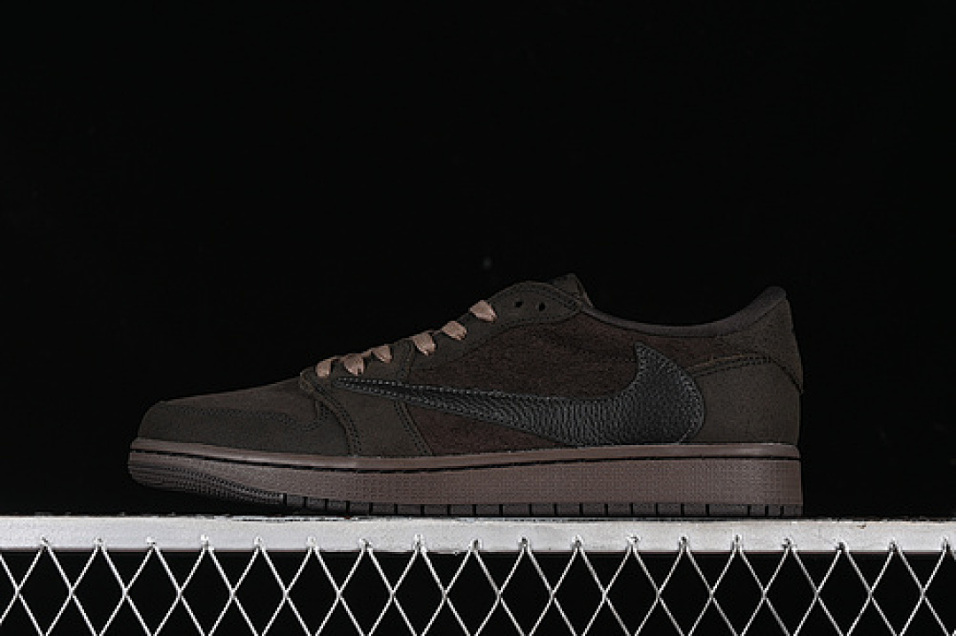 Jordan TRAVIS SCOTT X AIR Jordan 1 LOW OG DARK MOCHA/BLACK/VELVET BROWN · DM7866-202, photo 1