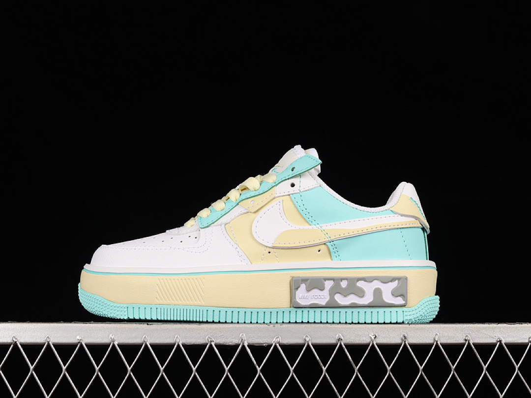 Nike [CW6688-610]-[AIR FORCE 1 FONTANKA OFF-WHITE/YELLOW/SKY BLUE]-[WOMAN:36-39]-[MAN:40-45], photo 1