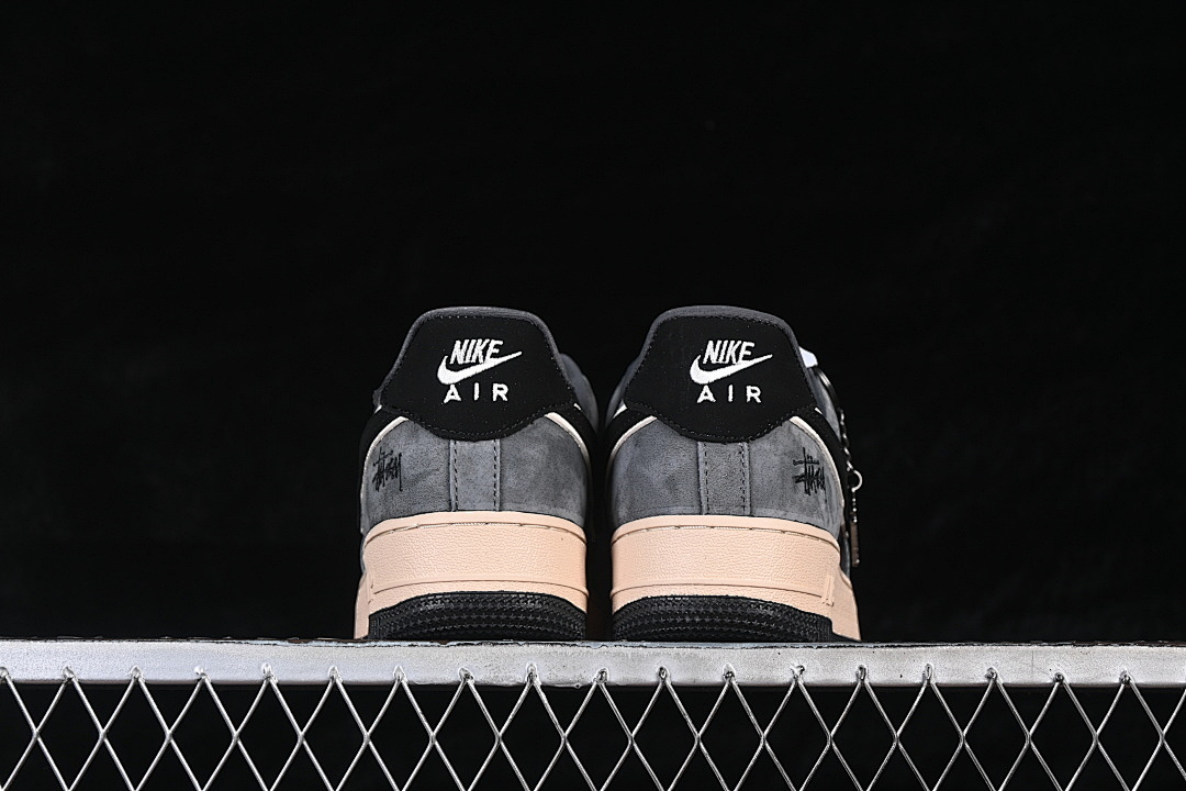 Nike [BK1916-002]-[AIR FORCE 1 07 LOW CASUAL SNEAKERS GREY/BLACK]-[WOMAN:36-39]-[MAN:40-45] - Image 14