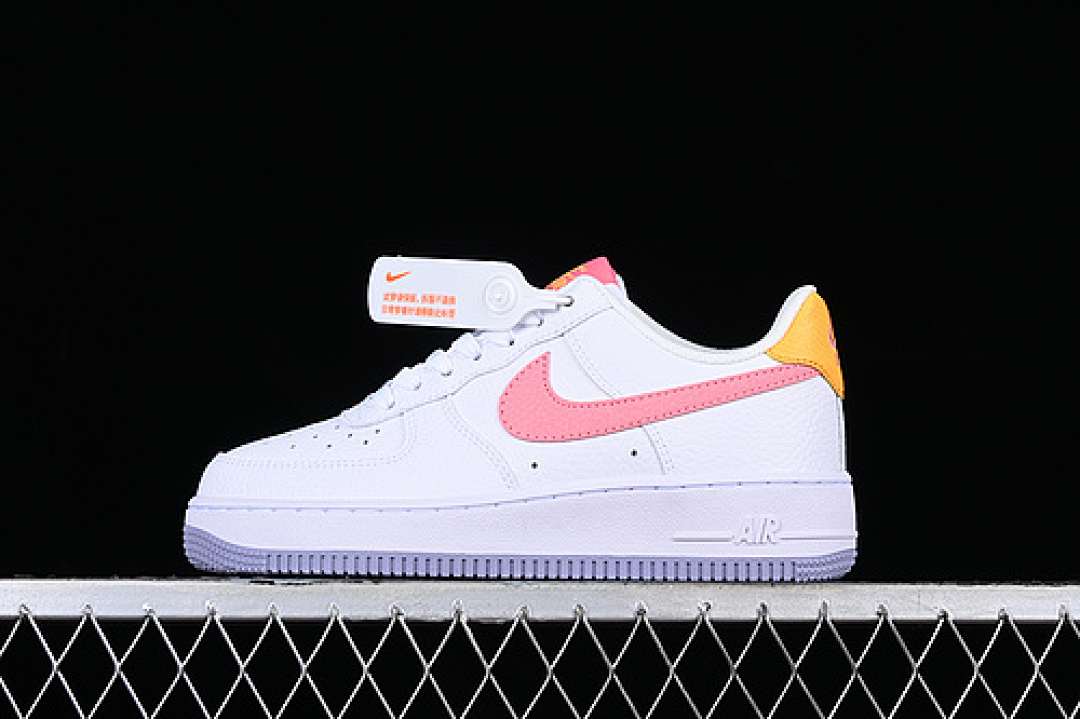 Nike [DV7762-100]-[AIR FORCE 1 07 LOW PINK/YELLOW/WHITE]-[WOMAN:36-39]-[MAN:40-45], photo 1
