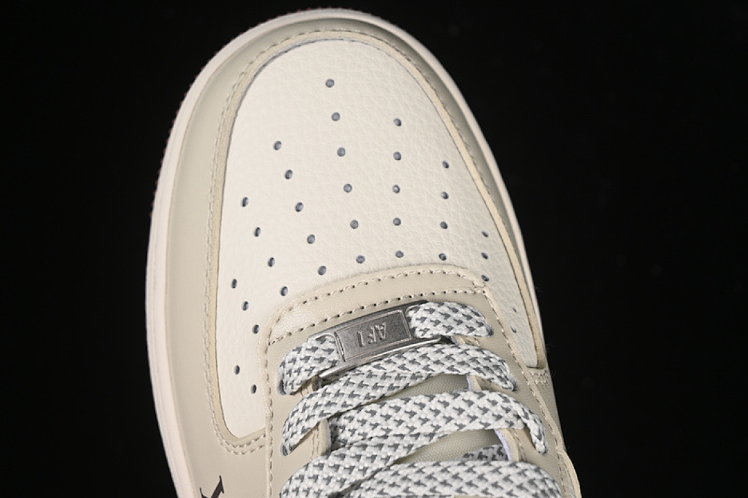 Nike [JJ2508-702]-[AIR FORCE 1 07 LOW LV WHITE/GREY/BLUE/BROWN]-[WOMAN:36-39]-[MAN:40-45] - Image 10