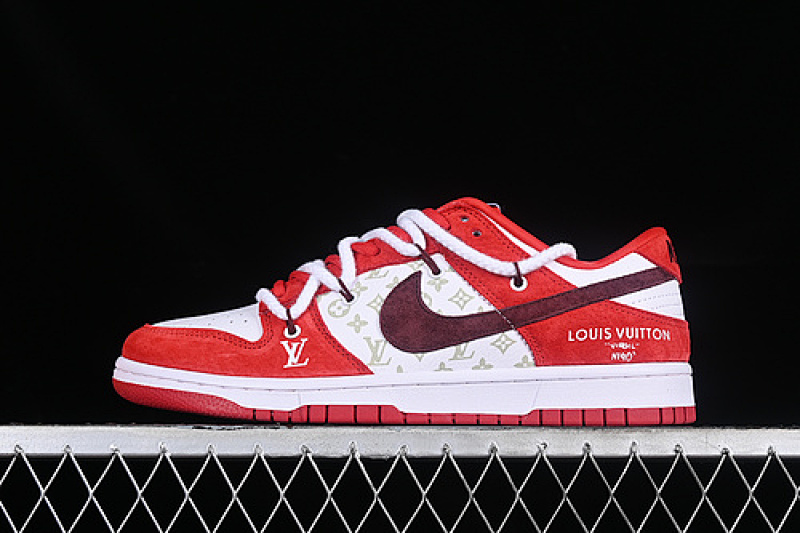 Nike SB DUNK LOW L*V WHITE/BROWN/RED · FC1688-174, photo 1