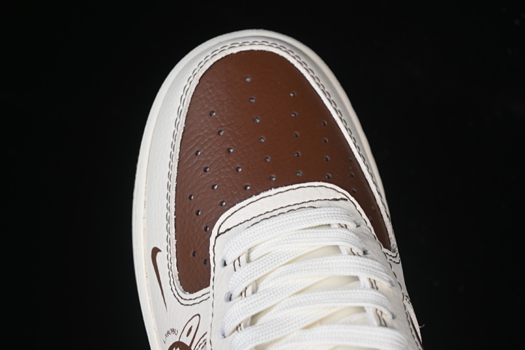 Nike [XL1979-105]-[AIR FORCE 1 07 LOW WHITE/BROWN]-[WOMAN:36-39]-[MAN:40-45] - Image 10