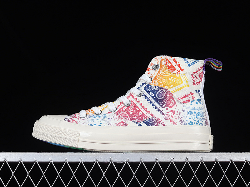 Converse Converse CHUCK TAYLOR ALL STAR 70S HIGH PRIDE WHITE/UNIVERSITY RED/MULTI COLOR · A02266C, photo 1
