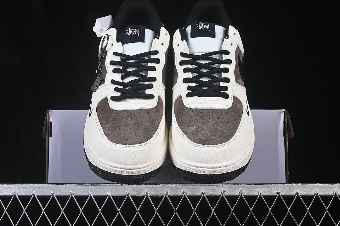 Nike [HO7788-112]-[AIR FORCE 1 07 LOW CASUAL SNEAKERS BROWN/WHITE]-[WOMAN:36-39]-[MAN:40-45] - Image 12