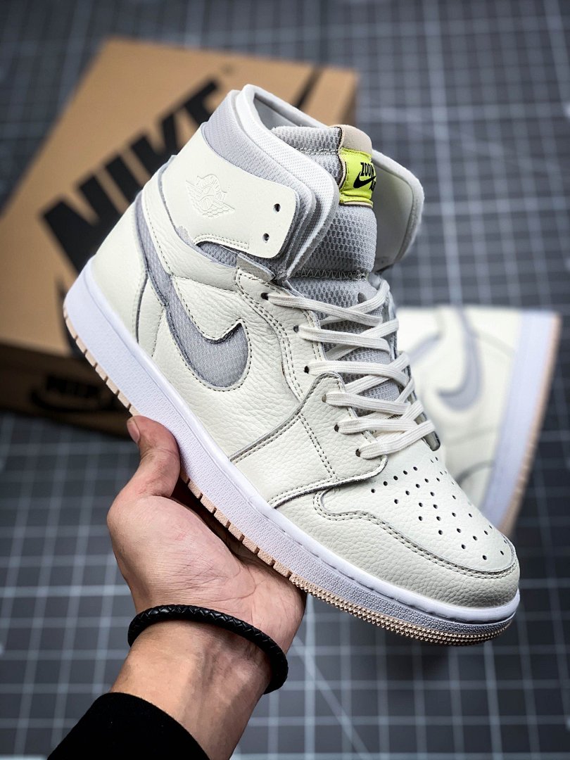 Jordan [CT0979-107]-[AIR JORDAN 1 HIGH ZOOM PEARL WHITE SAIL/PEARL WHITE/WHITE/LIGHT VOLTAGE (YELLOW]), photo 1
