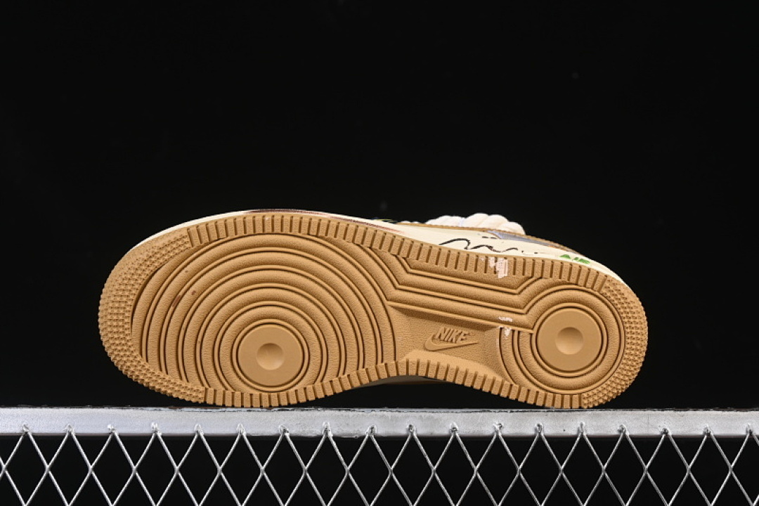 Nike [XL2321-666]-[AIR FORCE 1 07 LOW MILK COFFEE BEAR KHAKI/BEIGE/WHEAT]-[WOMAN:36-39]-[MAN:40-45] - Image 14