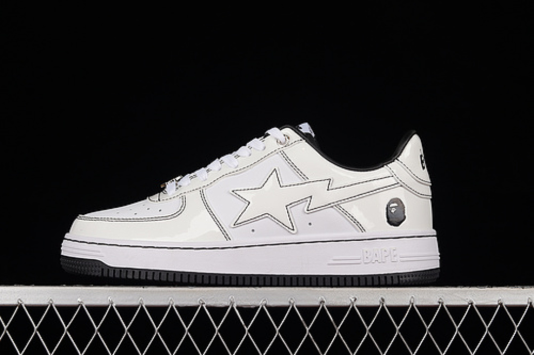 Bape HUMAN MADE Bape STA SK8 TO NIGO WHITE/WHITE/BLACK · 1H73191104, photo 1