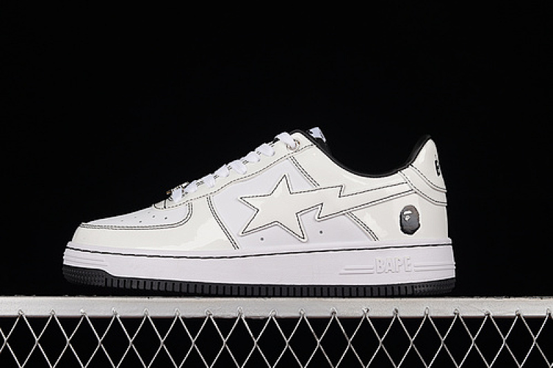 Bape HUMAN MADE Bape STA SK8 TO NIGO WHITE/WHITE/BLACK · 1H73191104, photo 1