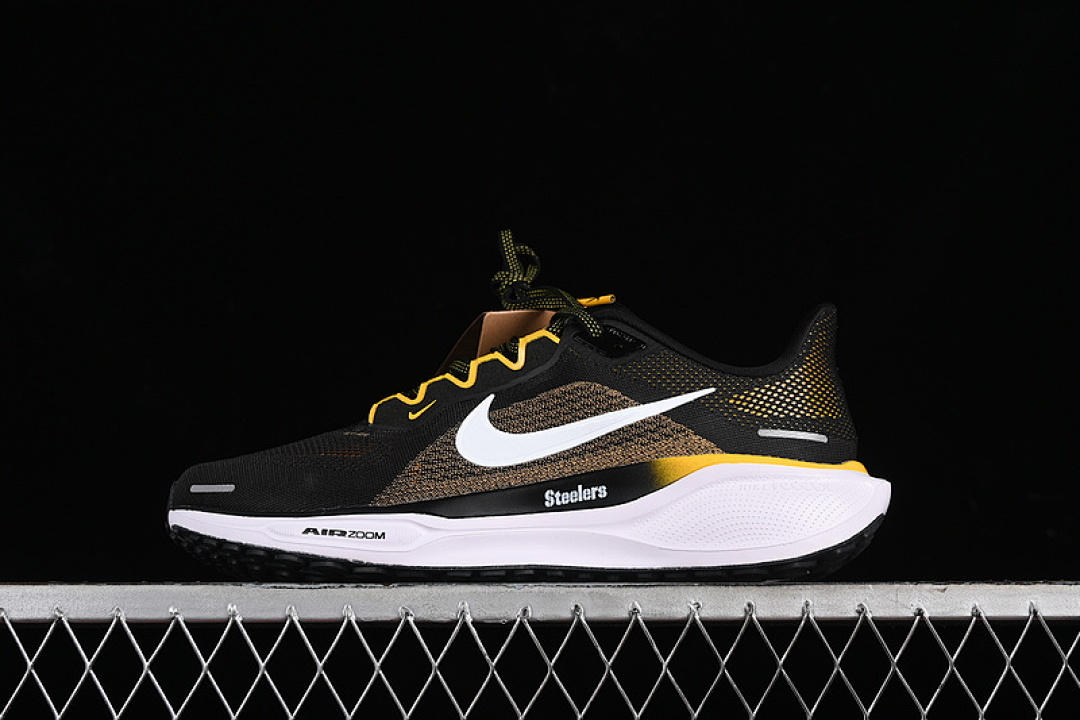 Nike [FZ5097-001]-[NFL X AIR ZOOM PEGASUS 41 BLACK/WHITE/WHITE/UNIVERSITY GOLD/BLACK]-[MAN:39-46] - Image 2