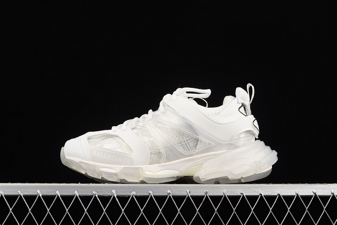 Unbranded [W1GB96509]-[BA*LEN*CIAGA SNEAKER TESS S.GOMMA RES BI ALV/TIS EFF NUBUK/TIS E WHITE/WHITE], photo 1