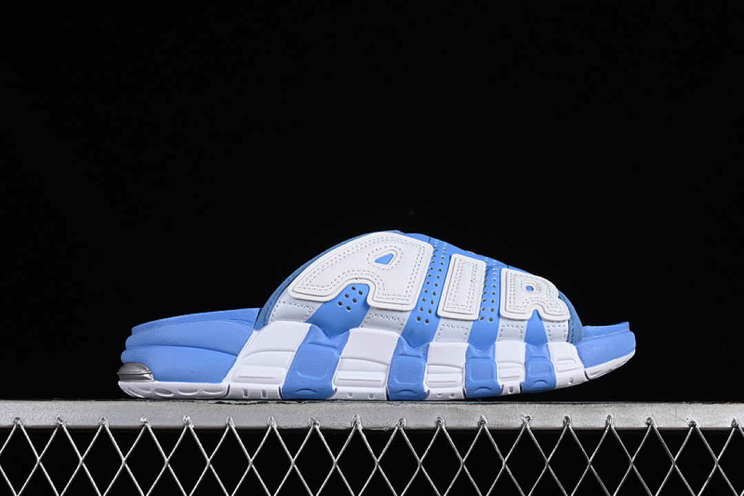 Nike [FD9883-400]-[AIR MORE UPTEMPO SLIDE UNC UNIVERSITY BLUE/WHITE]-[WOMAN:36-39]-[MAN:40-45] - Image 14