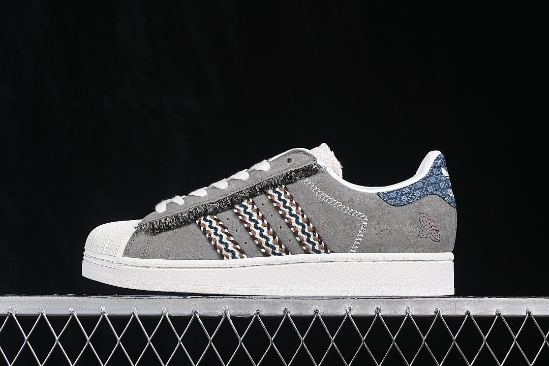 Unbranded [KH5904]-[ORIGINALS SUPERSTAR II CASUAL SNEAKERS GREY/WHITE/GREY]-[WOMAN:35-39]-[MAN:40-45], photo 1