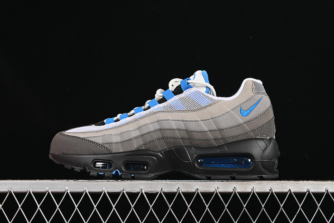 Nike AIR MAX 95 WHITE/GREY/BLUE · 609048-104, photo 1