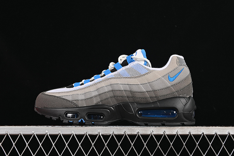 Nike AIR MAX 95 WHITE/GREY/BLUE · 609048-104, photo 1