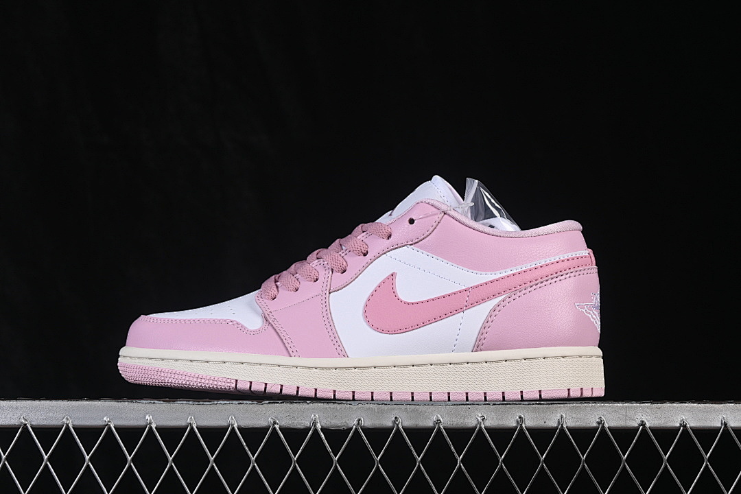 Jordan [DC0774-607]-[JORDAN 1 LOW ICED CARMINE/ELEMENTAL PINK/SAIL/WHITE]-[WOMAN:36-39]-[MAN:40-46], photo 1