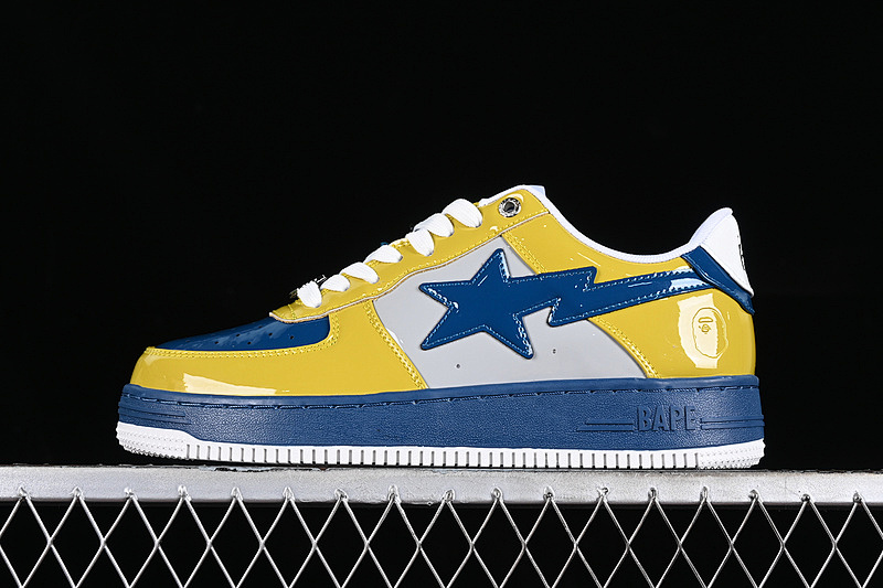 Bape Bape A BATHING APE STA WHITE/YELLOW/BLUE · 1I80191006, photo 1