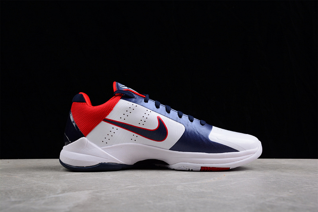Nike [386430-103]-[ZOOM KOBE V PROTRO WHITE/OBSIDIAN/SPORT RED]-[MAN:39-46] - Image 13