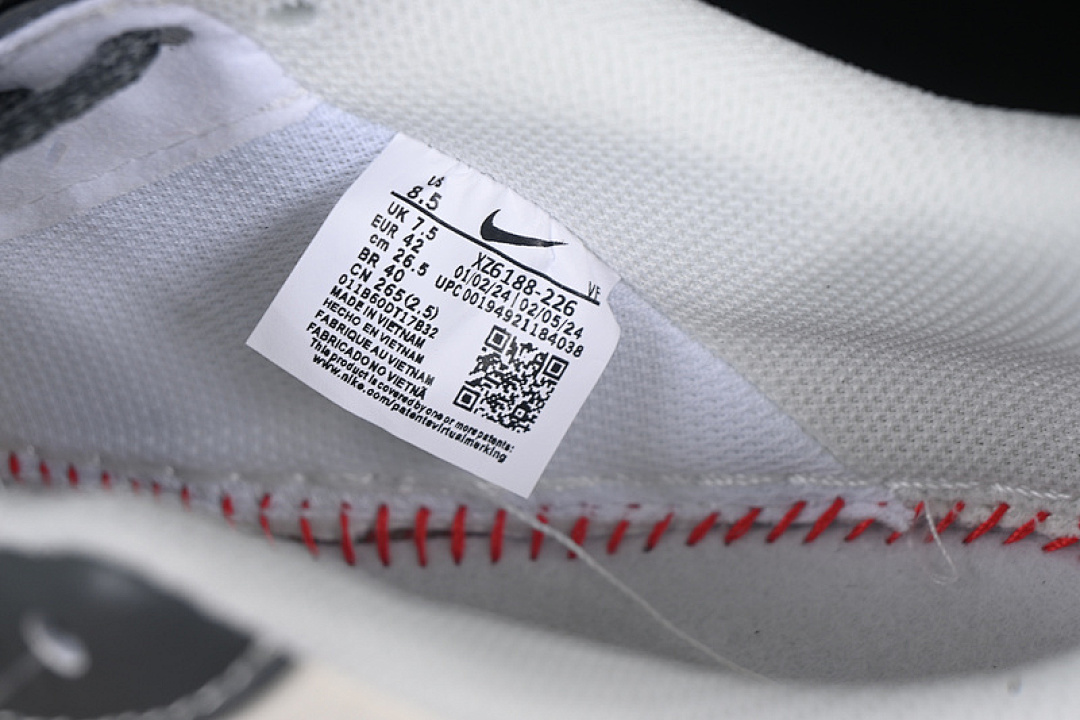 Nike [XZ6188-226]-[AIR FORCE 1 07 LOW WHITE/GREY]-[WOMAN:36-39]-[MAN:40-45] - Image 6