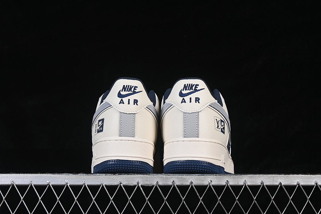 Nike [XY2025-006]-[AIR FORCE 1 07 LOW BEIGE/BLACK/NAVY BLUE]-[WOMAN:36-39]-[MAN:40-45] - Image 14