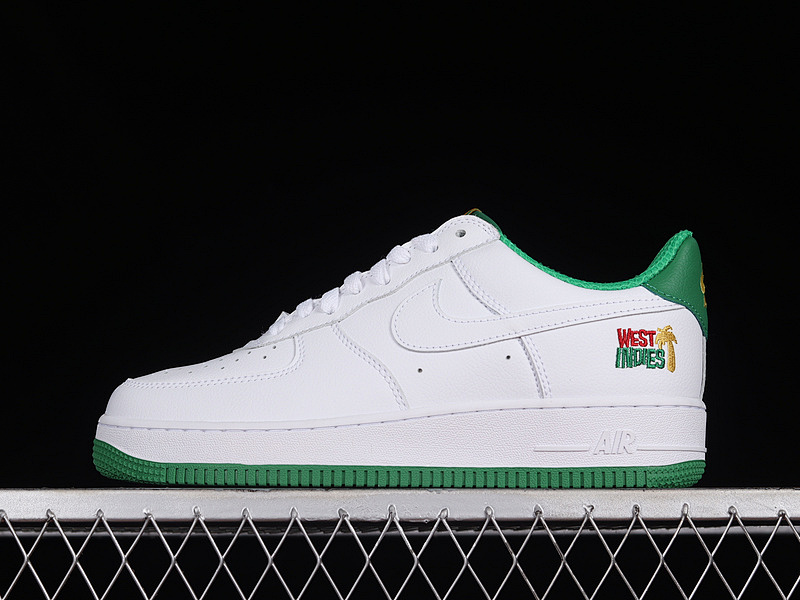 Nike Nike AIR FORCE 1 LOW WEST INDIES WHITE/WHITE-CLASSIC GREEN · DX1156-100, photo 1