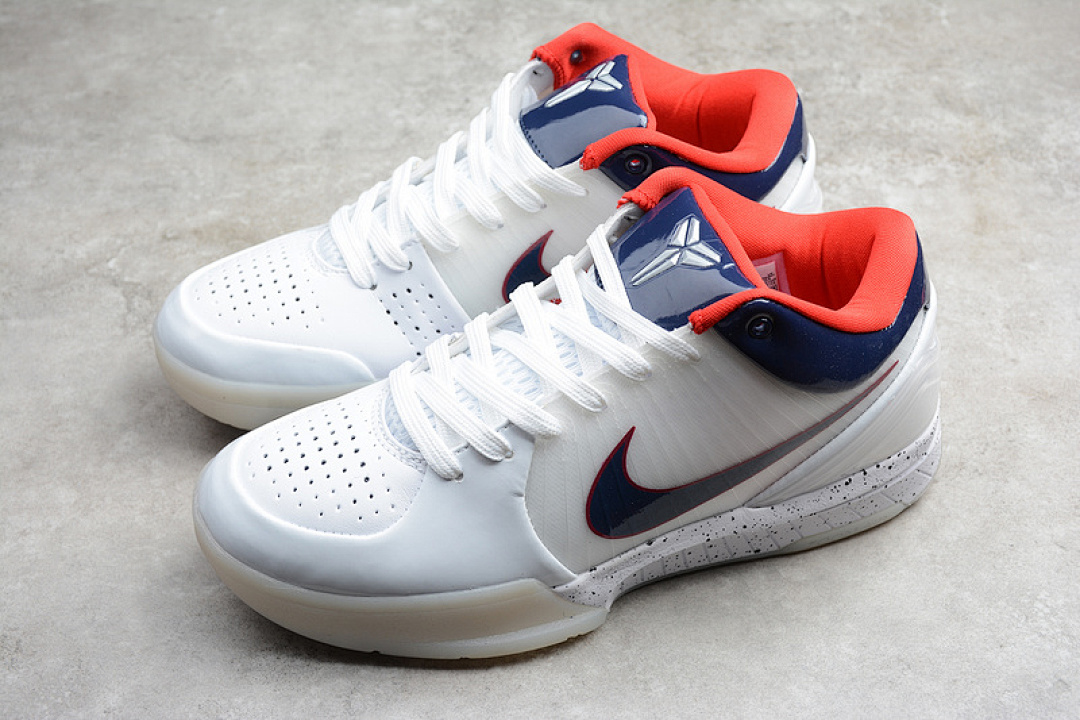 Nike [AV6339-104]-[ZOOM KOBE 4 PROTRO BASKETBALL SHOES WHITE/NAVY BLUE]-[MAN:40-46] - Image 10