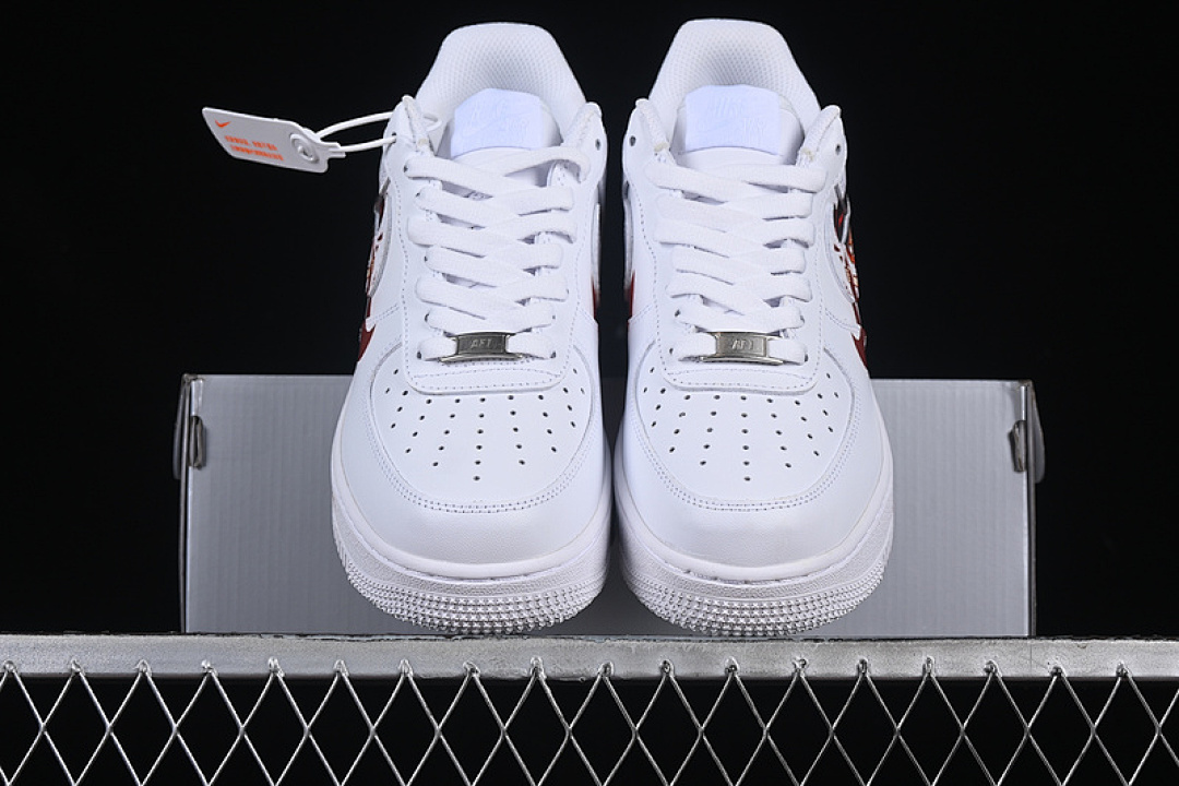Nike [ZH0316-061]-[AIR FORCE 1 07 LOW WHITE/RED]-[WOMAN:36-39]-[MAN:40-45] - Image 13