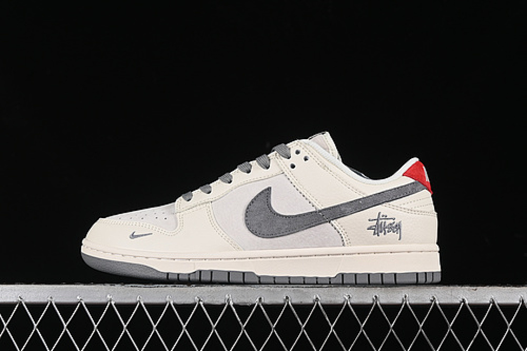 Unbranded [XY2025-015]-[SB DUNK LOW WHITE/GREY/RED]-[WOMAN:36-39]-[MAN:40-45], photo 1