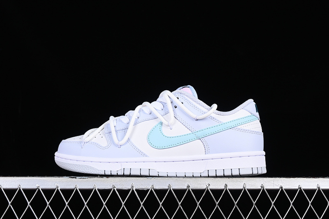 Nike DUNK LOW MINERAL TEAL WHITE/LIGHT CYAN PINK · FD1232-002, photo 1