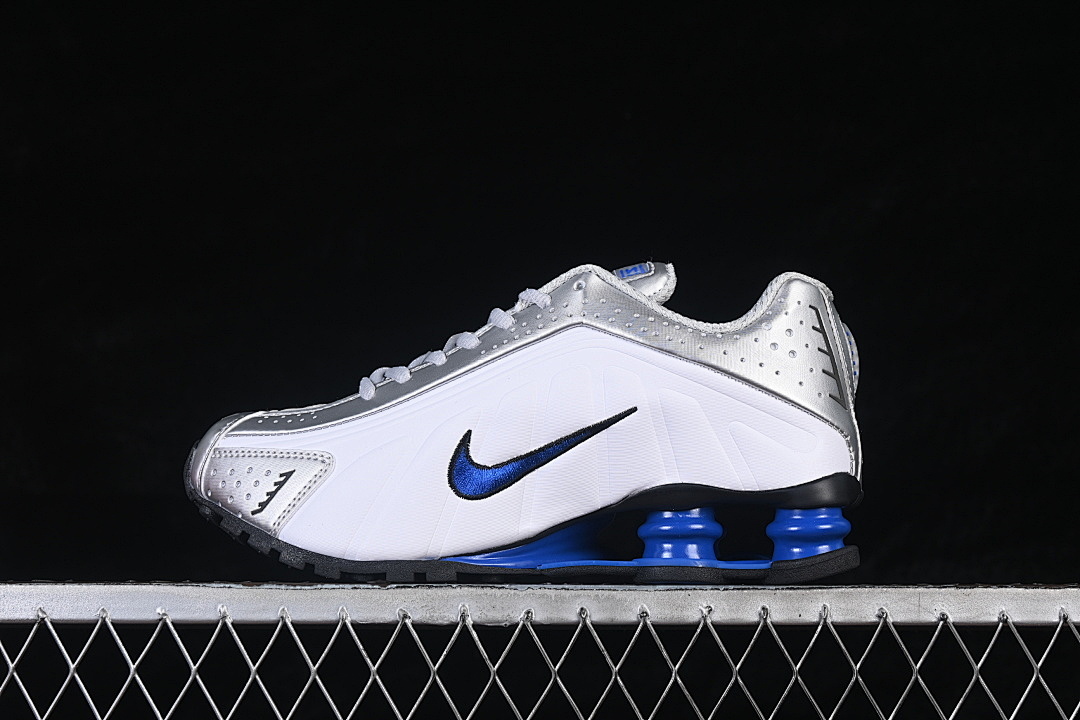 Unbranded [HQ1988-100]-[SHOX R4 WHITE/METALLIC SILVER/ROYAL/BLACK]-[WOMAN:36-39]-[MAN:40-45], photo 1