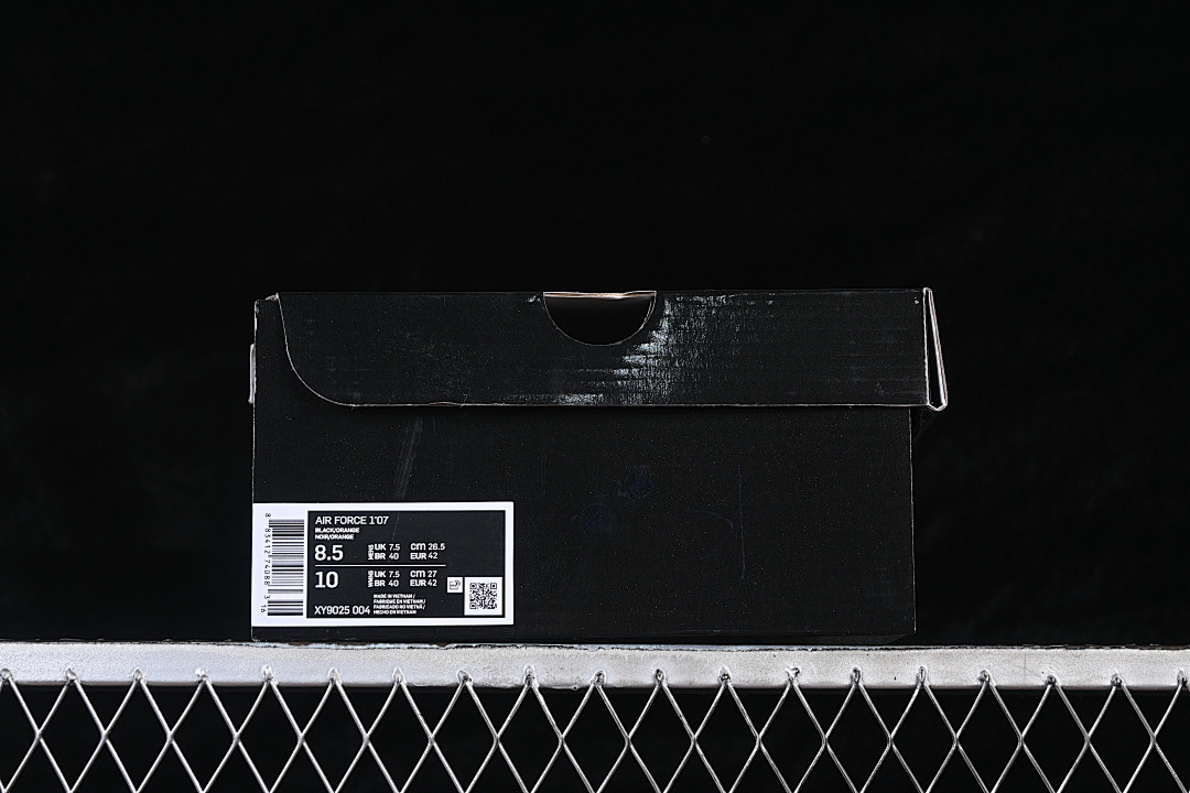 Nike [XY9025-004]-[AIR FORCE 1 07 LOW CASUAL SNEAKERS BLACK/ORANGE]-[WOMAN:36-39]-[MAN:40-45] - Image 12