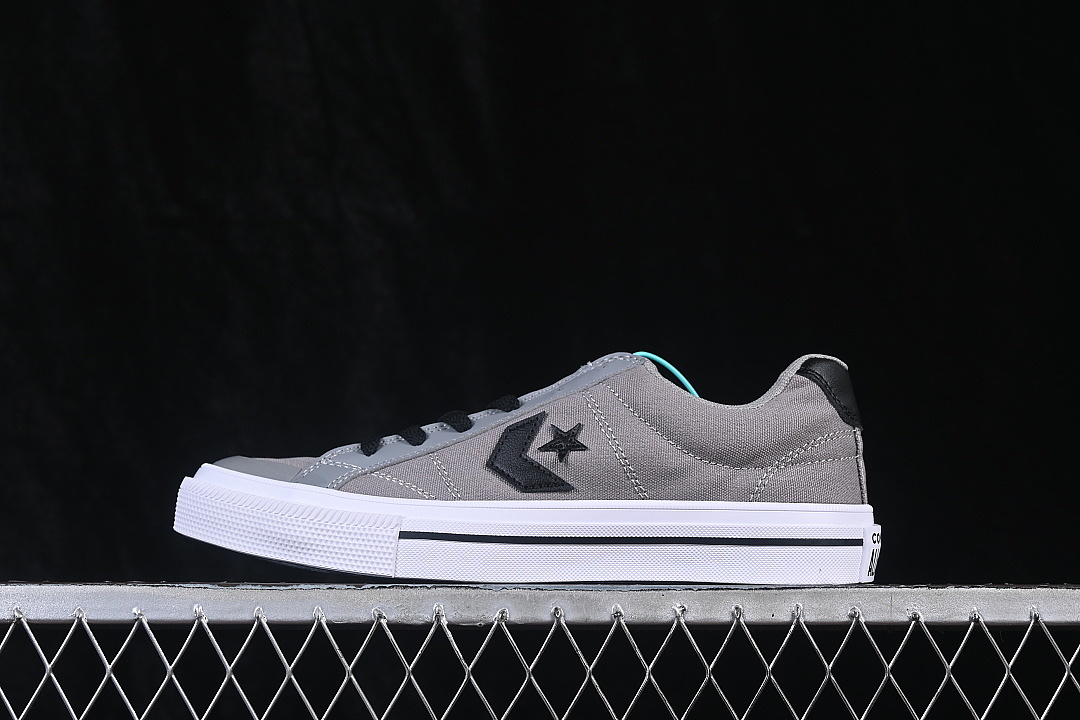 SPORT CASUAL LOW-TOP CANVAS SHOES GREY/BLACK · A10548C, photo 1