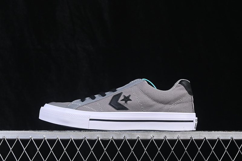 SPORT CASUAL LOW-TOP CANVAS SHOES GREY/BLACK · A10548C, photo 1