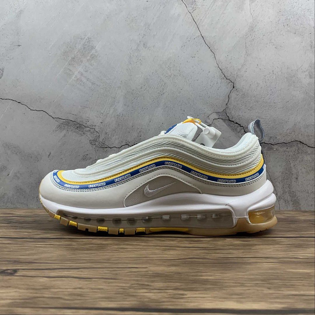 Undefeated Nike UNDEFEATED X AIR MAX 97 UCLA BRUINS SAIL/AERO BLUE/MIDWEST GOLD/WHITE · DC4830-100, photo 1