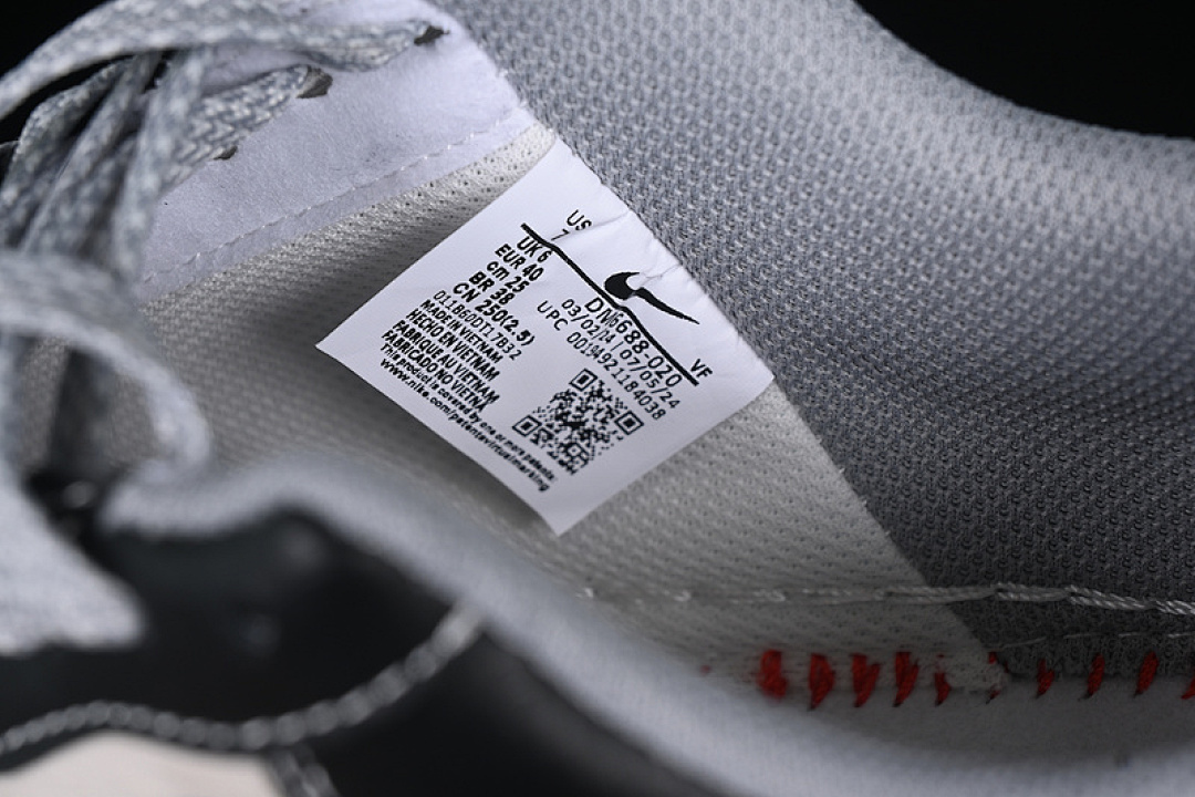 Nike [DM6688-020]-[AIR FORCE 1 07 LOW WHITE/GREY/BLACK]-[WOMAN:36-39]-[MAN:40-45] - Image 6