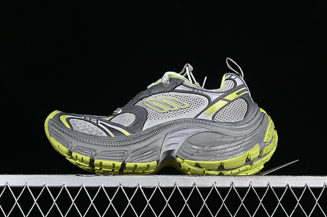 Unbranded [W2MV29031]-[BA*LEN*CIAGA TRACK SNEAKER GREY/GREEN]-[WOMAN:35-39]-[MAN:40-46], photo 1
