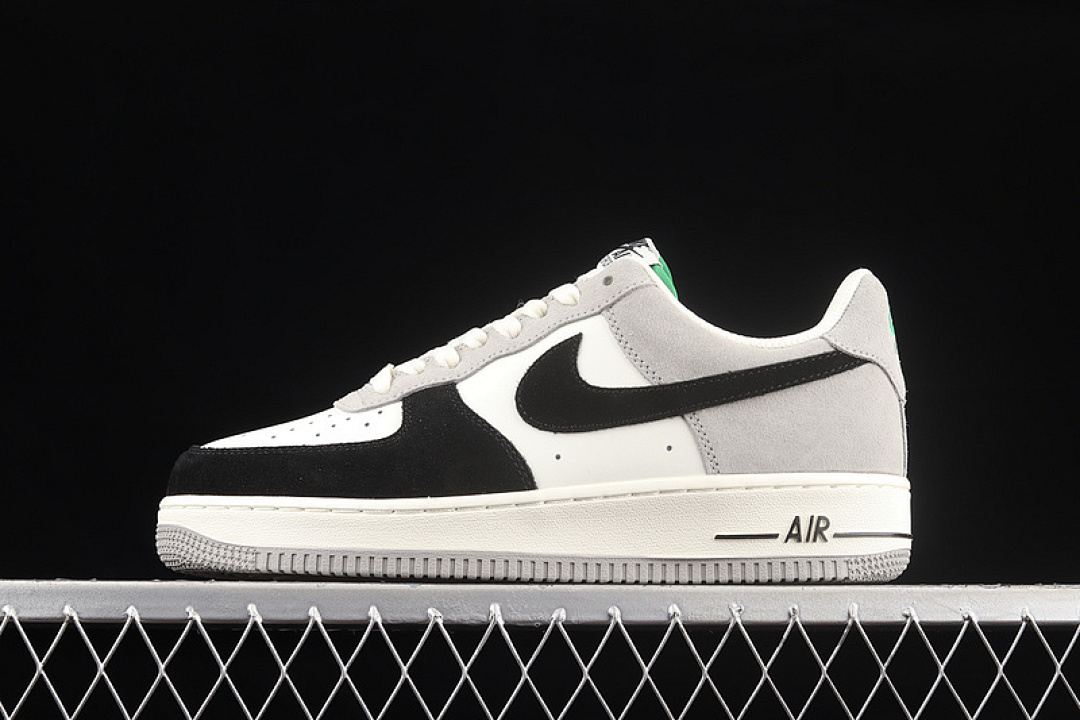 Nike [DQ2396-026]-[AIR FORCE 1 07 LOW BLACK/GREY/GREEN]-[WOMAN:36-39]-[MAN:40-45], photo 1